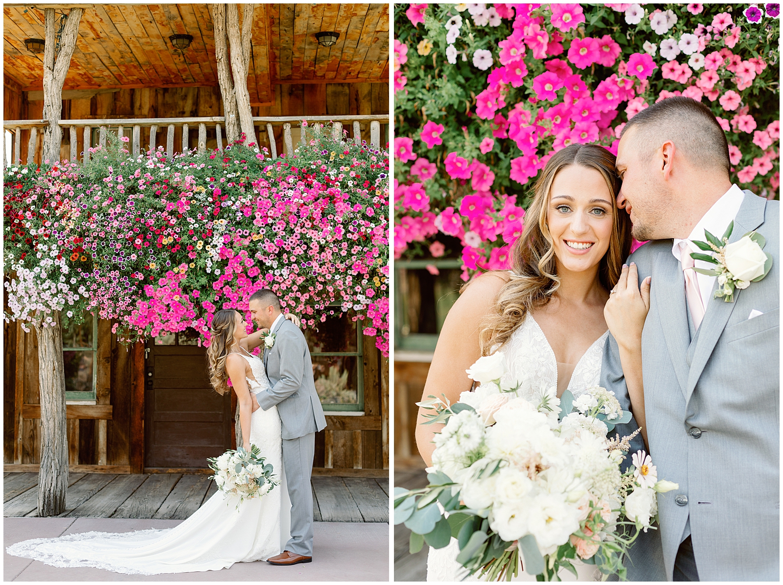 Bride and Groom First Look Portraits at Blush Still Water Hollow Wedding
