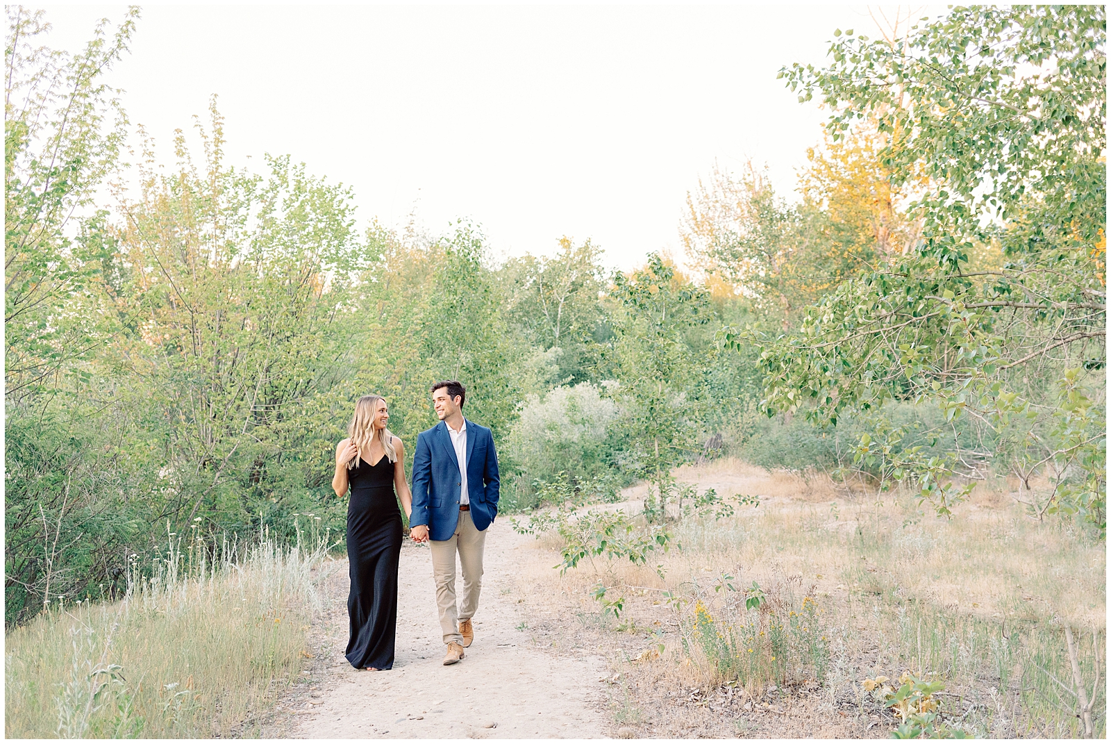 Romantic Riverside Engagement Session in Boise Idaho