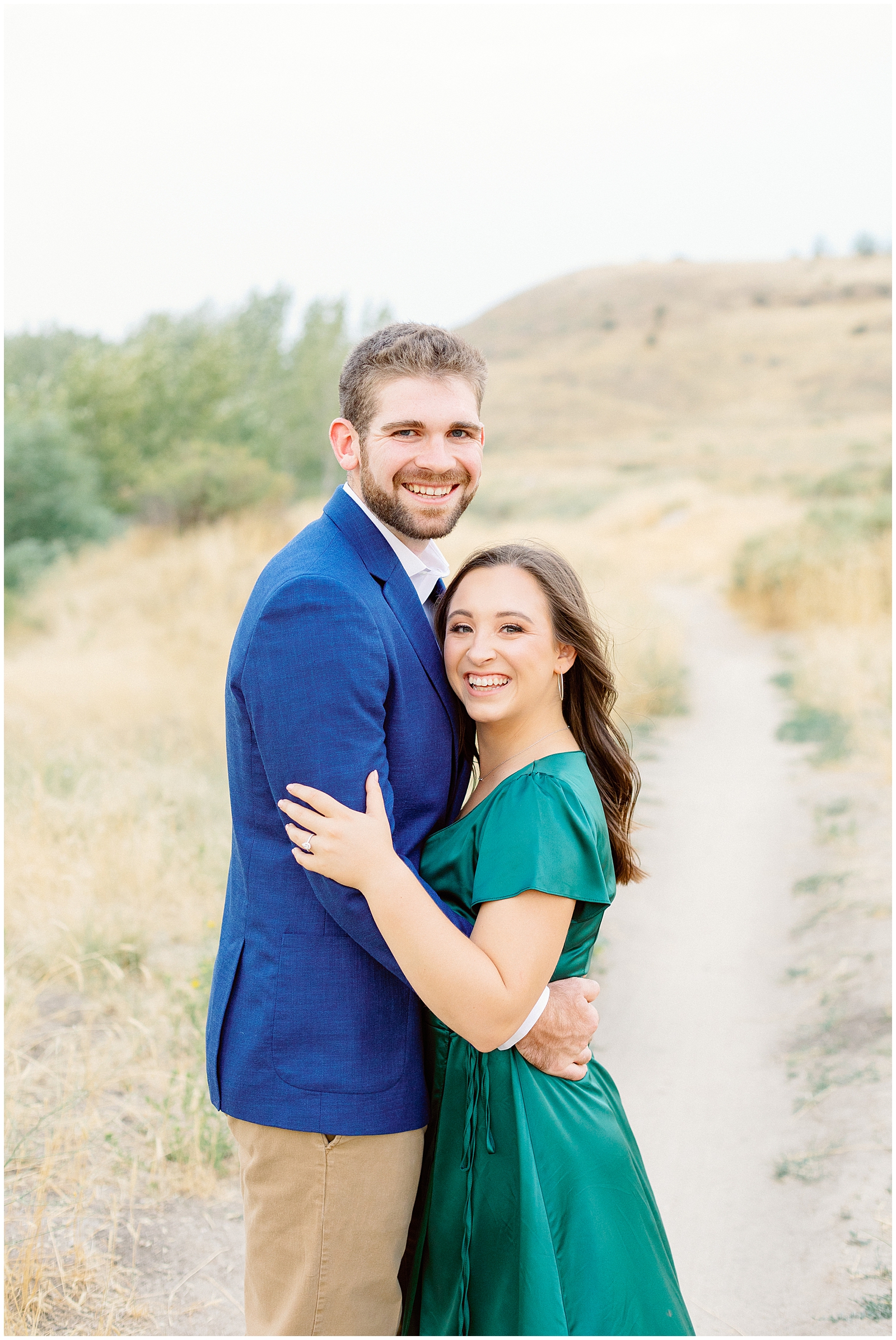 Romantic Summer Foothills Engagement Session