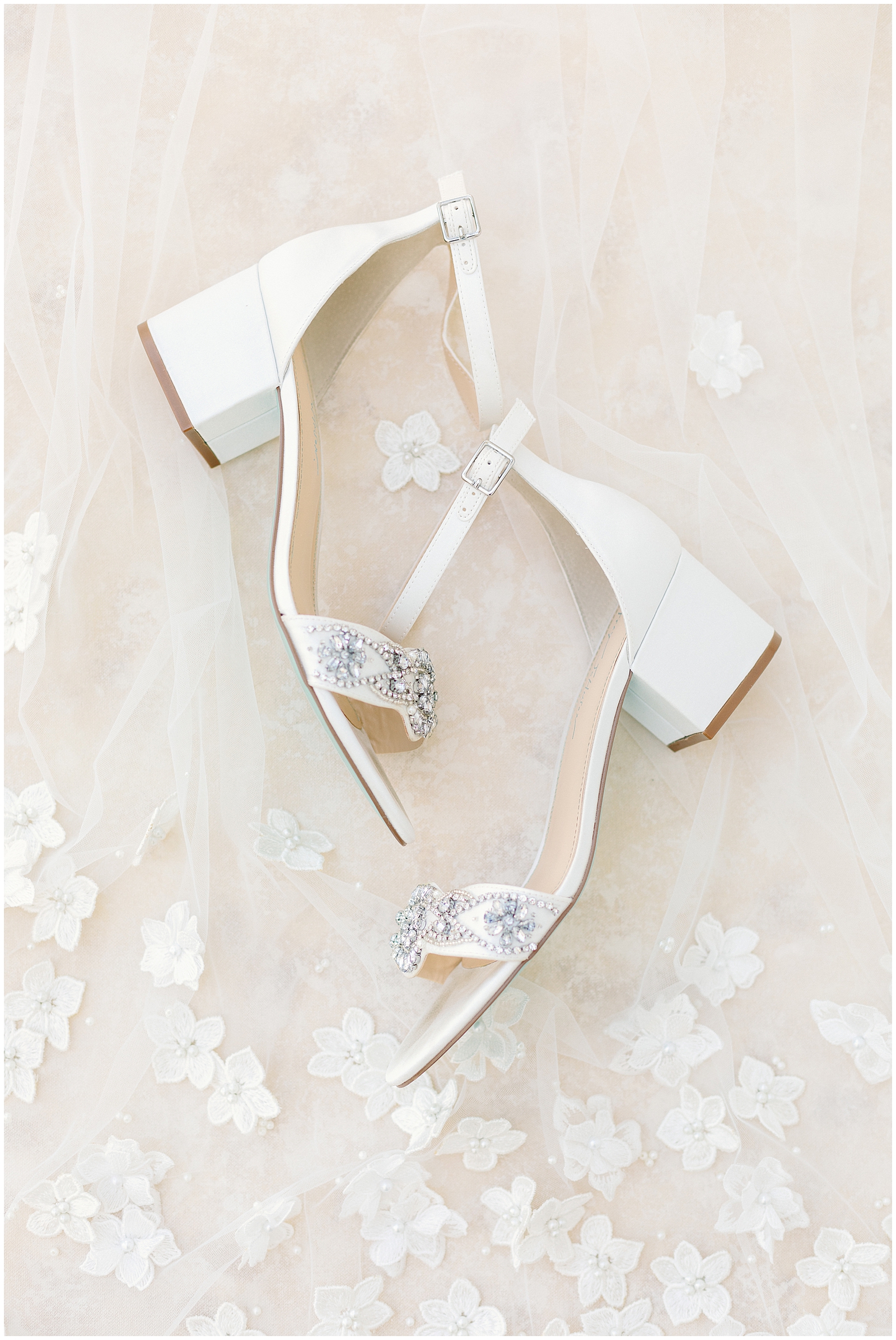 Timeless White Barn at Happy Valley Wedding Shoe Details