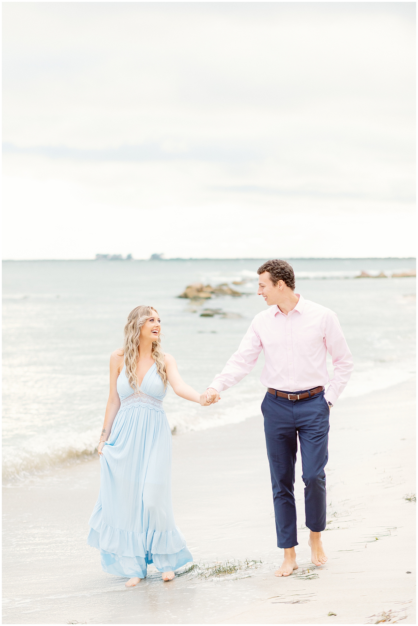 Dreamy Fort Desoto Engagement Session in Tampa Wedding Photographers