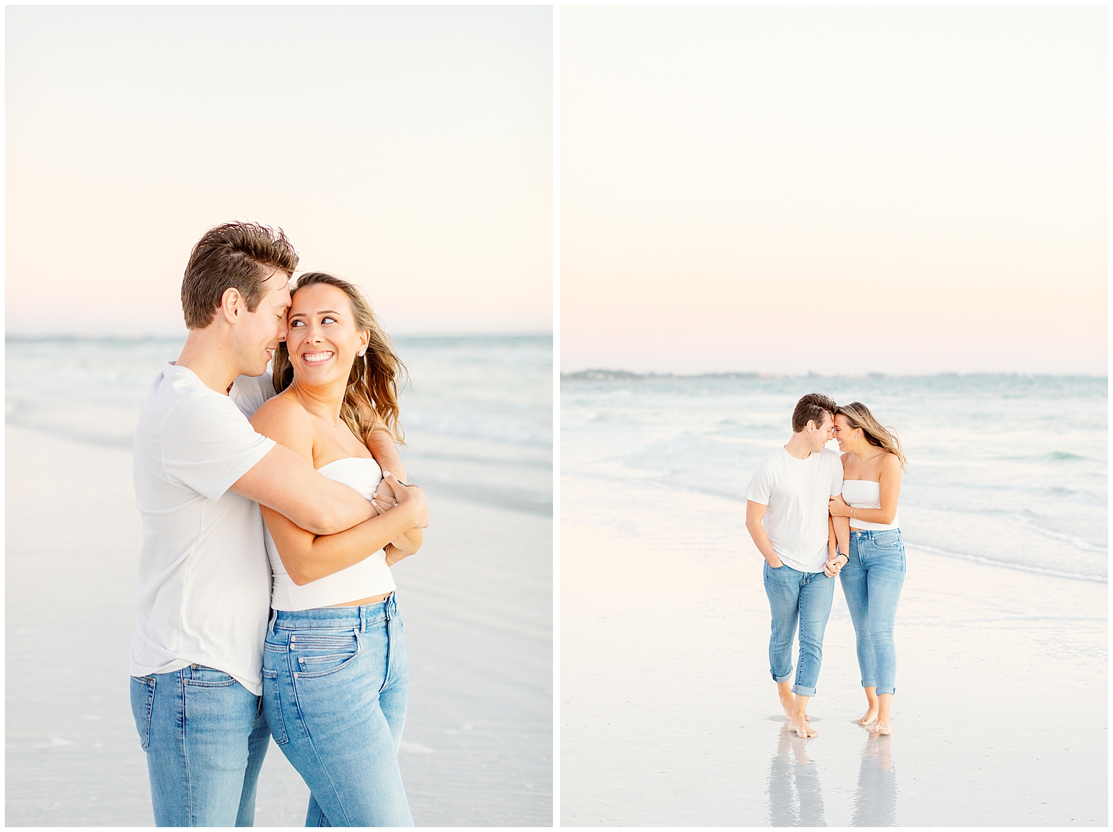 Siesta Key Beach Engagement Session by Karli and David Photography