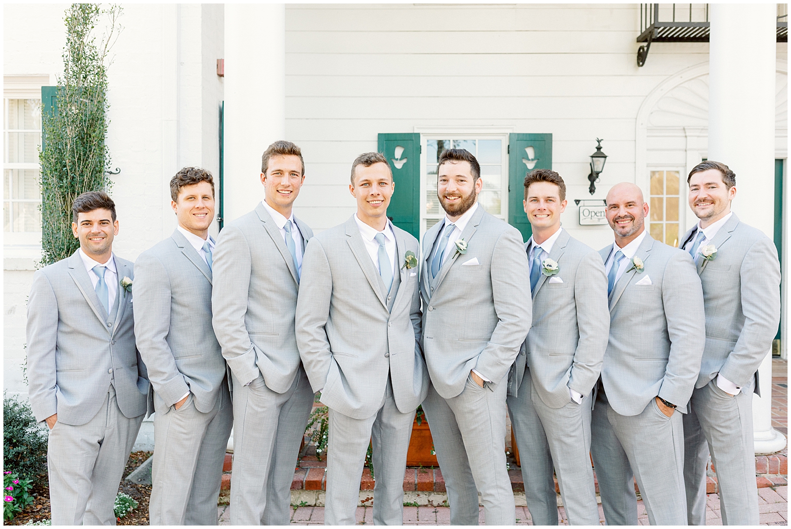 Selby Gardens Florida Wedding - Groomsmen