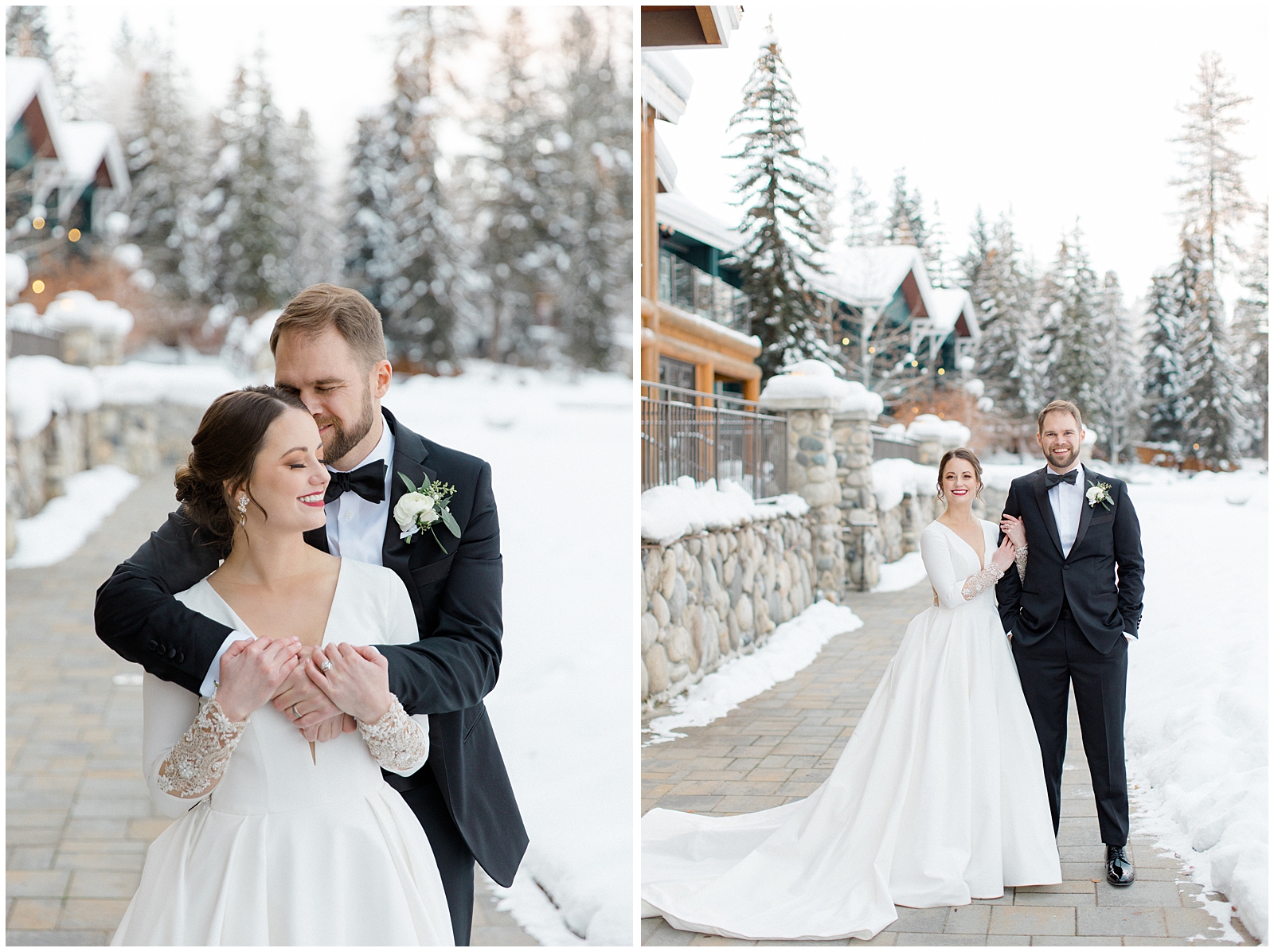 Shore Lodge Winter Wedding McCall Photographers