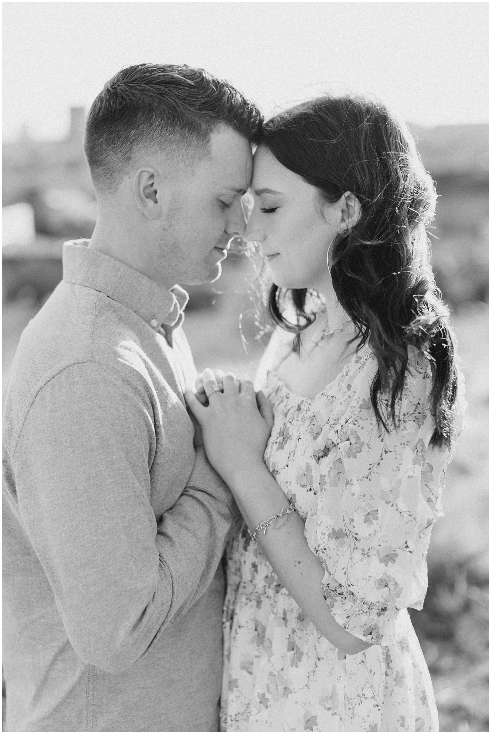 Boise Military Reserve Engagement Session in the Boise Foothills