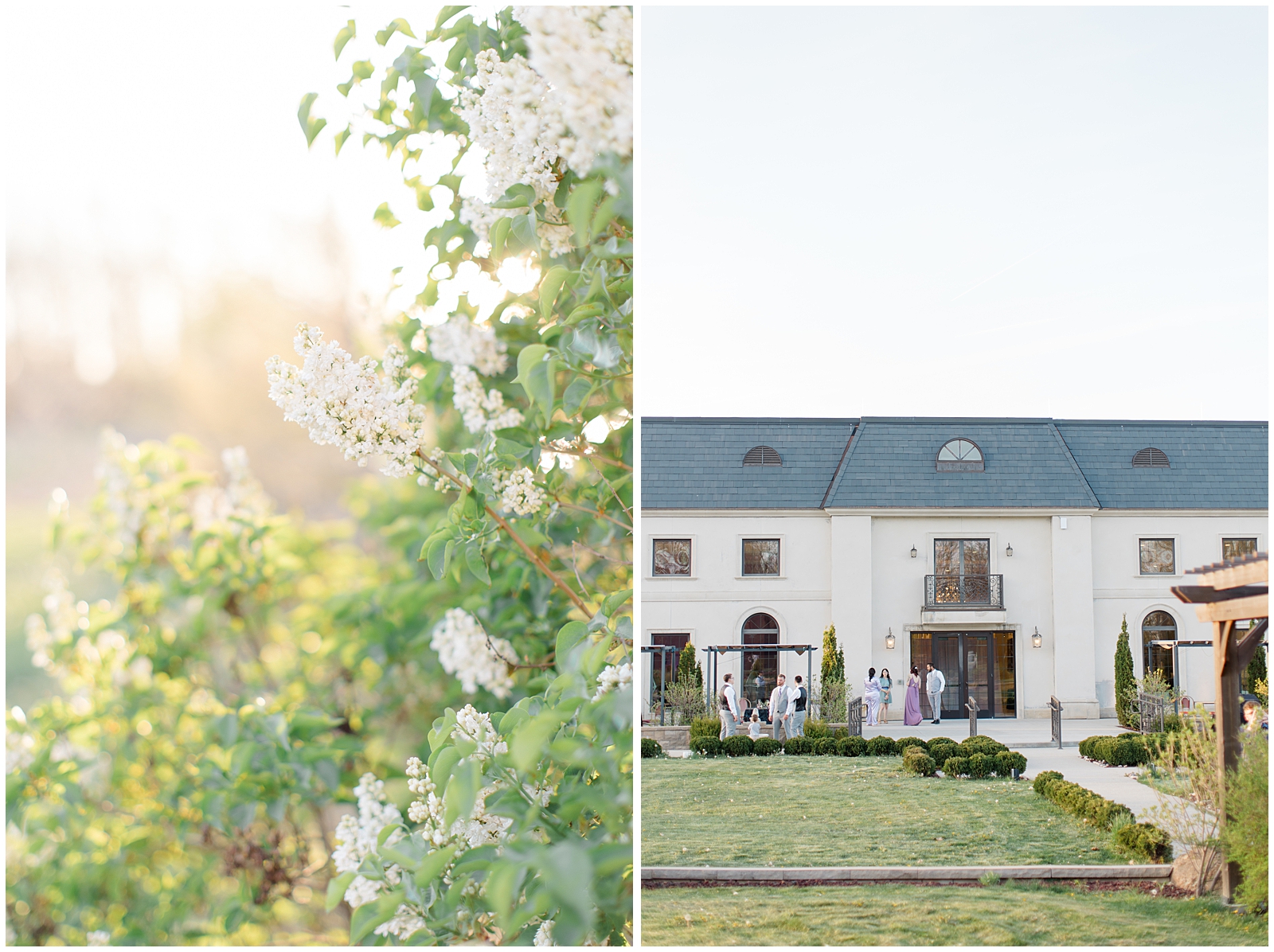 Spring Chateau des Fleurs Wedding in Eagle Idaho