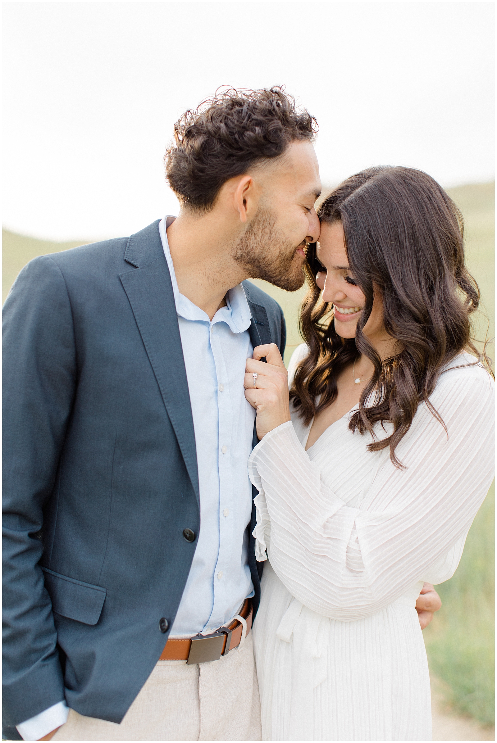 Spring Foothills Engagement Session Boise Military Reserve