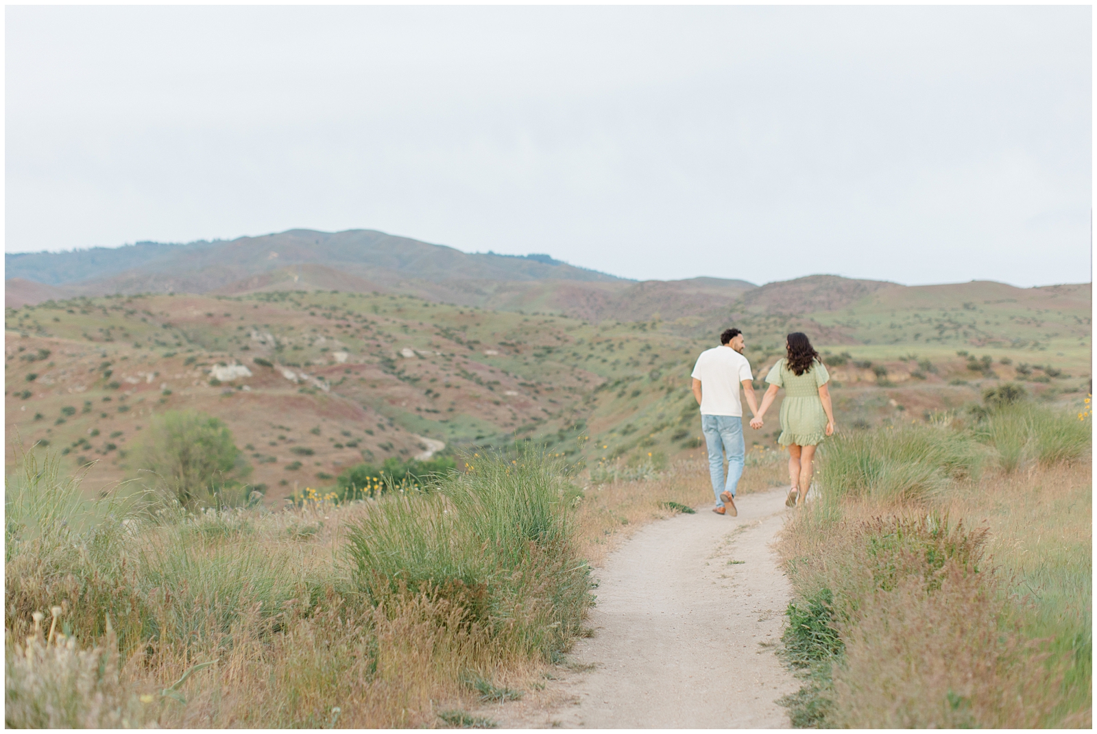 Spring Foothills Engagement Session in Boise Idaho